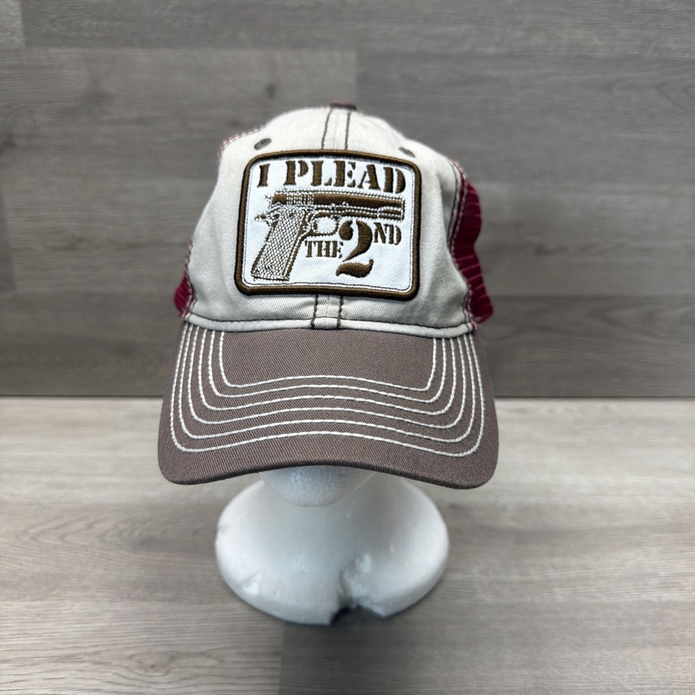 Boot Barn "I Please The 2nd" 2nd Amendment Mesh Back Trucker Hat Adjustable OSFM